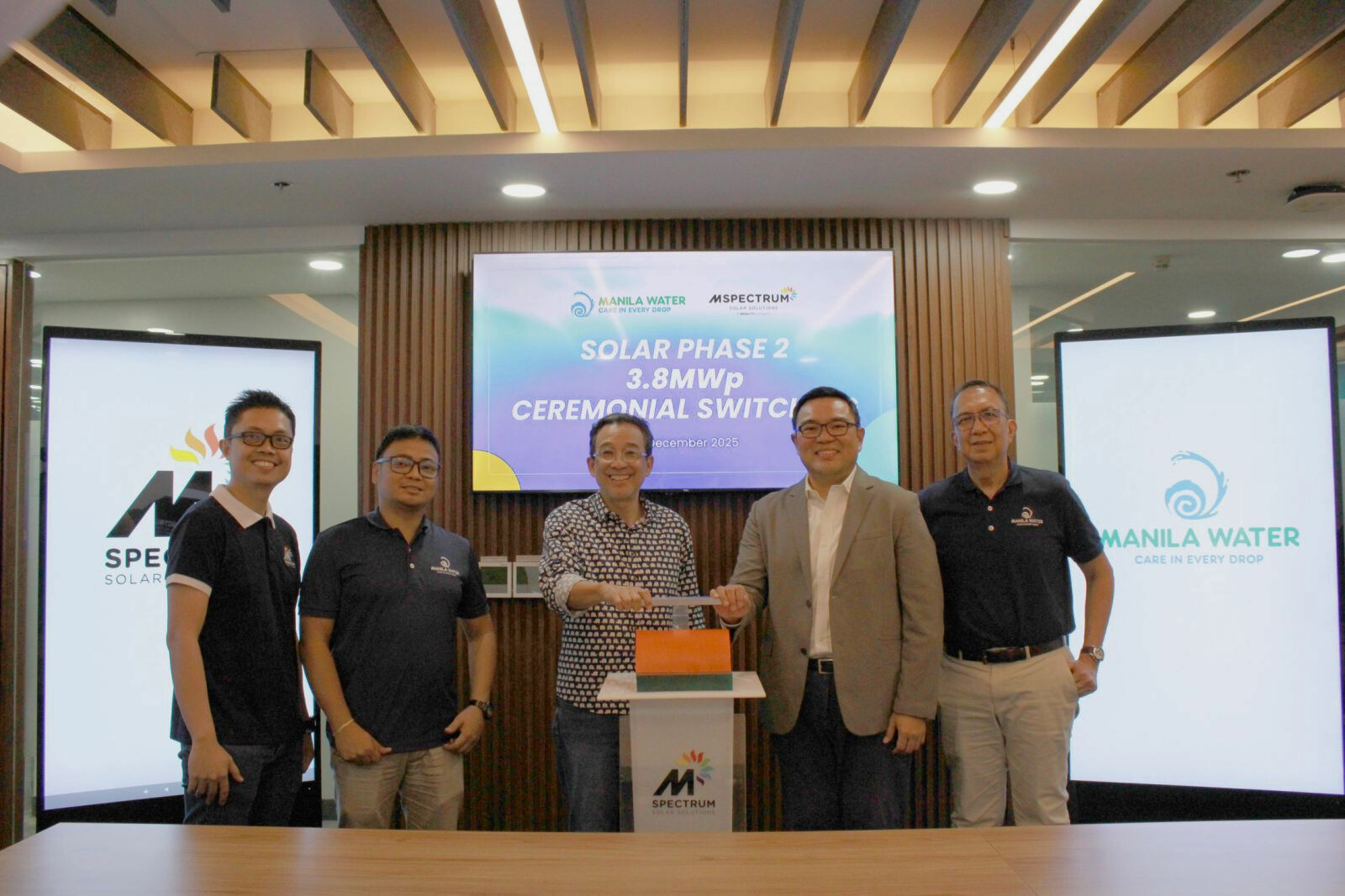 MSpectrum and Manila Water Executives